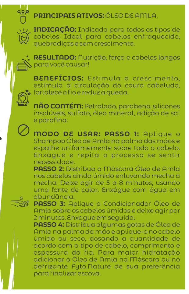 Linha para Cabelos - Óleo de Amla
