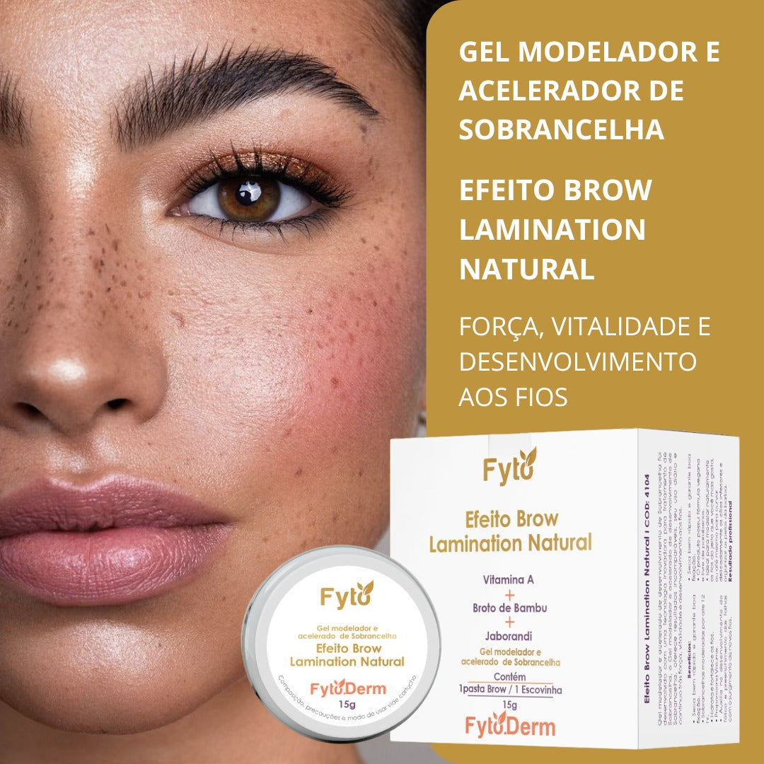 Gel modelador e acelerador de sobrancelha