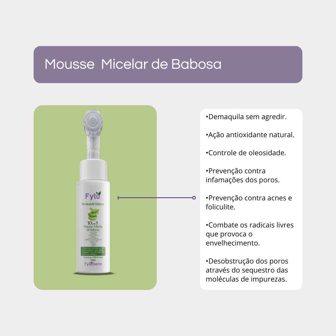 Mousse micelar de barbosa Revittalyfti