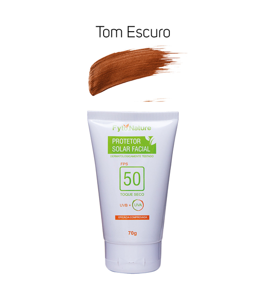 Protetor Solar FPS 50 Loção Pós-Clareamento Tom Escuro