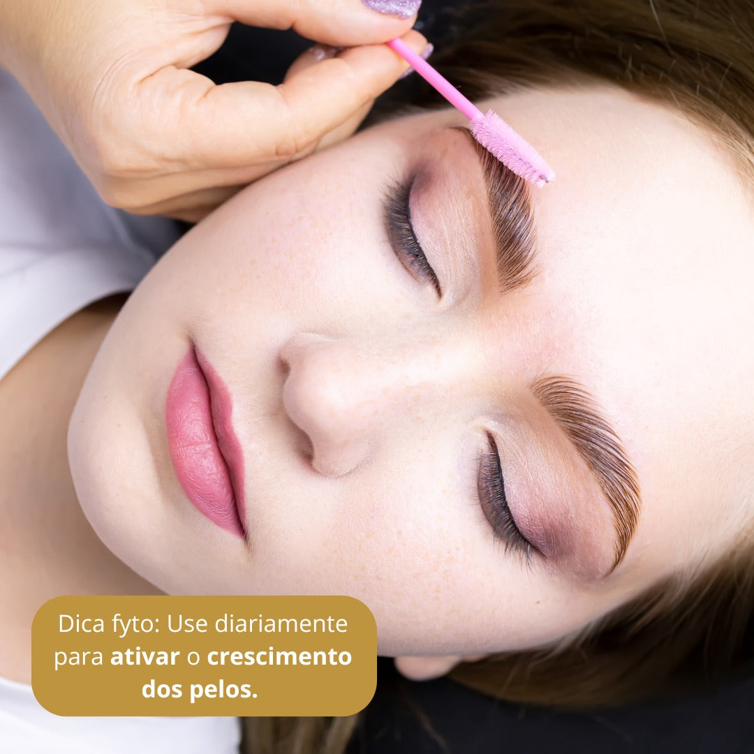 Gel modelador e acelerador de sobrancelha
